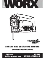 Worx Trans4mer WX540 Safety And Operating Manual предпросмотр