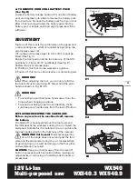 Предварительный просмотр 11 страницы Worx Trans4mer WX540 Safety And Operating Manual