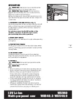 Предварительный просмотр 13 страницы Worx Trans4mer WX540 Safety And Operating Manual