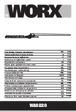 Preview for 1 page of Worx WA0220 Original Instructions Manual