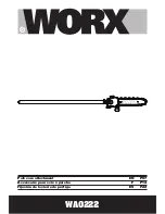 Предварительный просмотр 1 страницы Worx WA0222 Instruction Manual