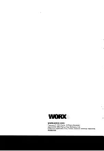 Preview for 16 page of Worx WA3742 Instruction Book