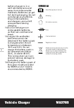 Предварительный просмотр 4 страницы Worx WA3765 Safety And Operating Manual