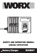 Предварительный просмотр 1 страницы Worx WA3867 Safety And Operating Manual