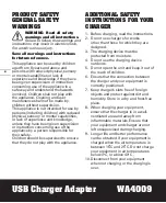 Preview for 4 page of Worx WA4009 Safety And Operating Manual