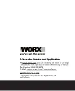 Preview for 12 page of Worx WA4009 Safety And Operating Manual