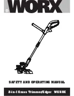 Предварительный просмотр 1 страницы Worx WG118E Safety And Operating Manual