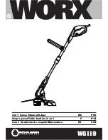 Preview for 1 page of Worx WG119 Operating Instructions Manual