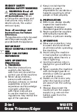 Preview for 2 page of Worx WG157E Safety And Operating Manual