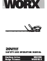 Worx WG255E Safety And Operating Manual preview