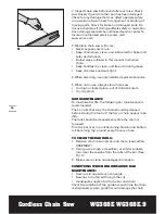 Предварительный просмотр 18 страницы Worx WG368E Safety And Operating Manual