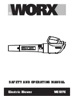 Worx WG517E Safety And Operating Manual preview