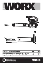 Worx WG518 Manual предпросмотр