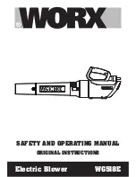 Worx WG518E Safety And Operating Manual preview