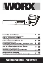 Preview for 1 page of Worx WG547E Manual