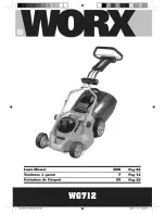 Предварительный просмотр 1 страницы Worx WG712 Instruction Manual