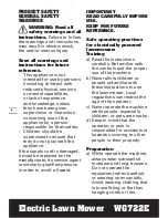 Preview for 8 page of Worx WG722E Safety And Operating Manual Original Instructions