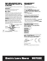 Preview for 14 page of Worx WG722E Safety And Operating Manual Original Instructions