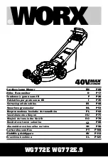 Preview for 1 page of Worx WG772E Manual