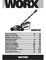 Preview for 1 page of Worx WG776E User Manual