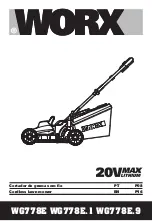 Worx WG778E Manual предпросмотр