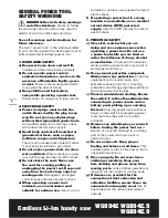 Preview for 2 page of Worx WG894E Safety And Operating Manual