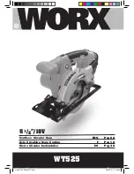 Worx WT525 Manual preview