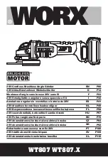 Worx WT807 Original Instructions Manual предпросмотр