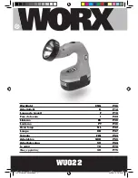 Preview for 1 page of Worx WU022 Manual