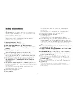 Preview for 2 page of Worx WU063 Safety And Operating Manual