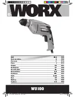 Preview for 1 page of Worx WU100 Manual