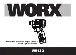 Preview for 1 page of Worx WU132 Operating Instructions Manual