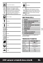 Preview for 109 page of Worx WX-JCR Original Instructions Manual