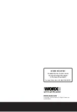 Preview for 12 page of Worx WX026 Safety And Operating Manual