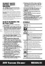 Preview for 2 page of Worx WX030.91 Safety And Operating Manual