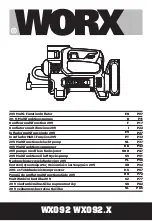 Worx WX092 Manual preview