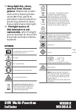 Предварительный просмотр 7 страницы Worx WX092 Safety And Operating Manual