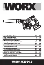 Worx WX094 Original Instructions Manual preview