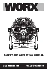 Worx WX095 Safety And Operating Manual preview