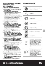 Preview for 59 page of Worx WX101 Original Instructions Manual