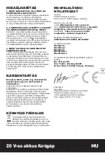 Preview for 63 page of Worx WX101 Original Instructions Manual