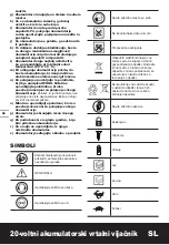 Preview for 98 page of Worx WX101 Original Instructions Manual