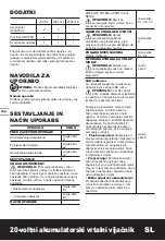 Preview for 100 page of Worx WX101 Original Instructions Manual