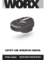 Preview for 17 page of Worx WX153 Safety And Operating Manual