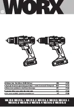 Worx WX156 Original Instructions Manual предпросмотр