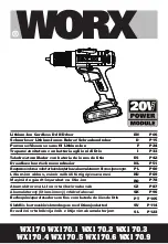 Worx WX170 Original Instructions Manual preview