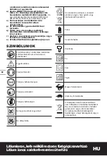 Preview for 58 page of Worx WX175 Original Instructions Manual