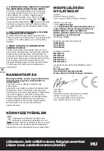 Preview for 62 page of Worx WX175 Original Instructions Manual