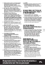 Предварительный просмотр 49 страницы Worx WX176 Original Instructions Manual