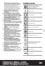 Предварительный просмотр 57 страницы Worx WX176 Original Instructions Manual